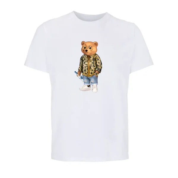 T-Shirt Urso Style Branca