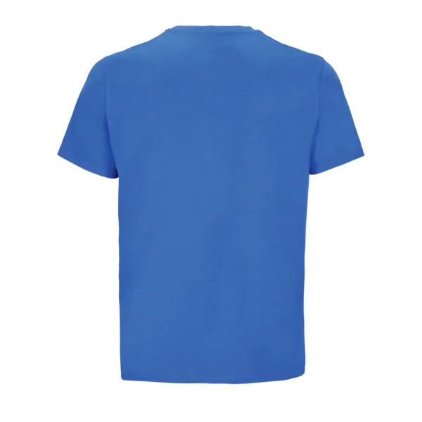 t-shirt azul orgânica.